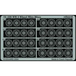 WWI Wheel Wire Discs - Eduard Accessories 72439