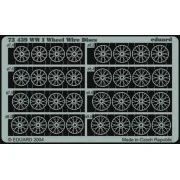 WWI Wheel Wire Discs, 1/72 - Eduard Accessories 72439