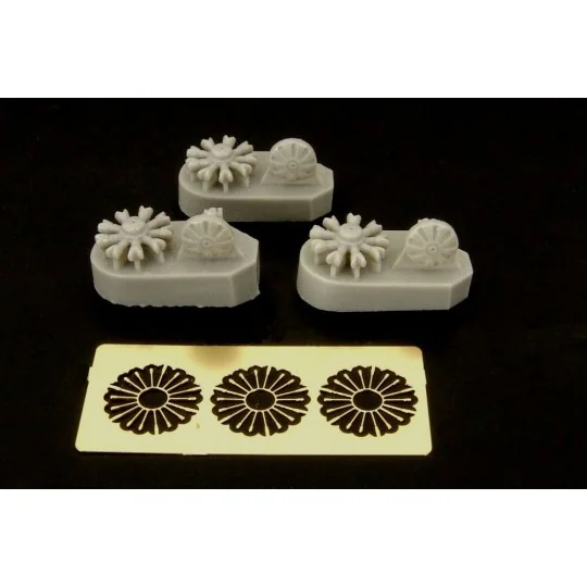 engine BMW 132 (3 pcs), 1/144 - Brengun BRL144039