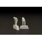 German pilot WWII (two pieces), 1/144 - Brengun BRL144081