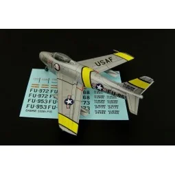 F-86F SABRE 335th FIS decal, 1/144 - Brengun BRL144084 2
