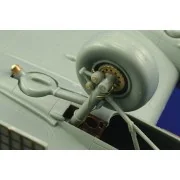 B-17E/F Flying Fortress exterior für Academy Bausatz - Eduard Acces...