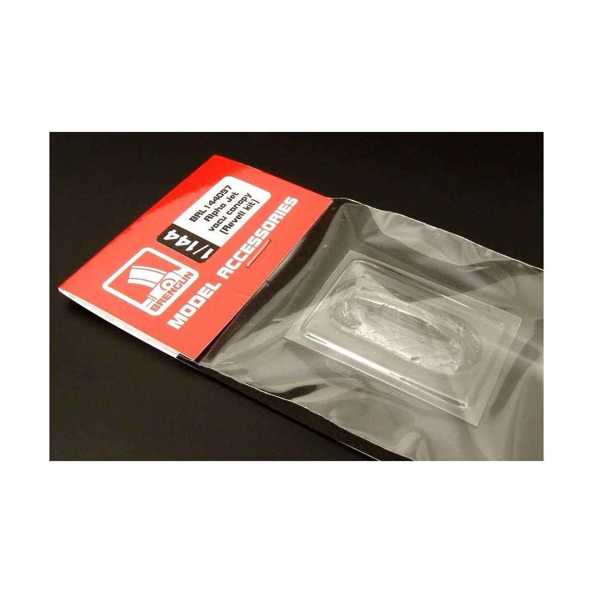 Alpha Jet vacu canopy (Revell), 1/144 - Brengun BRL144097