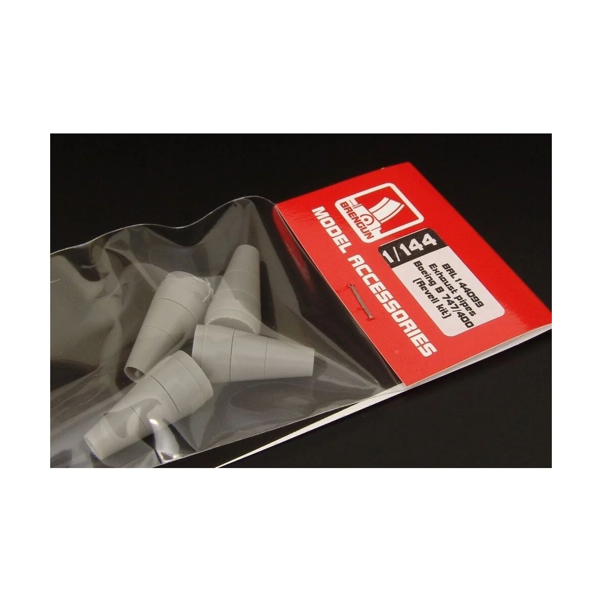 Exhaust nozzle B 747-400 (Revell), 1/144 - Brengun BRL144099