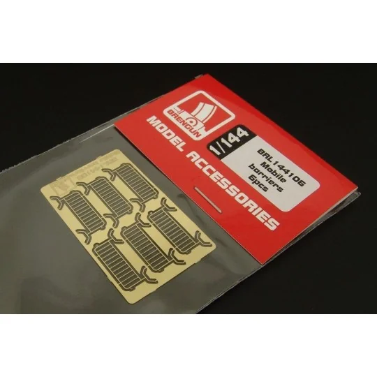 Mobile barriers 6pcs, 1/144 - Brengun BRL144106