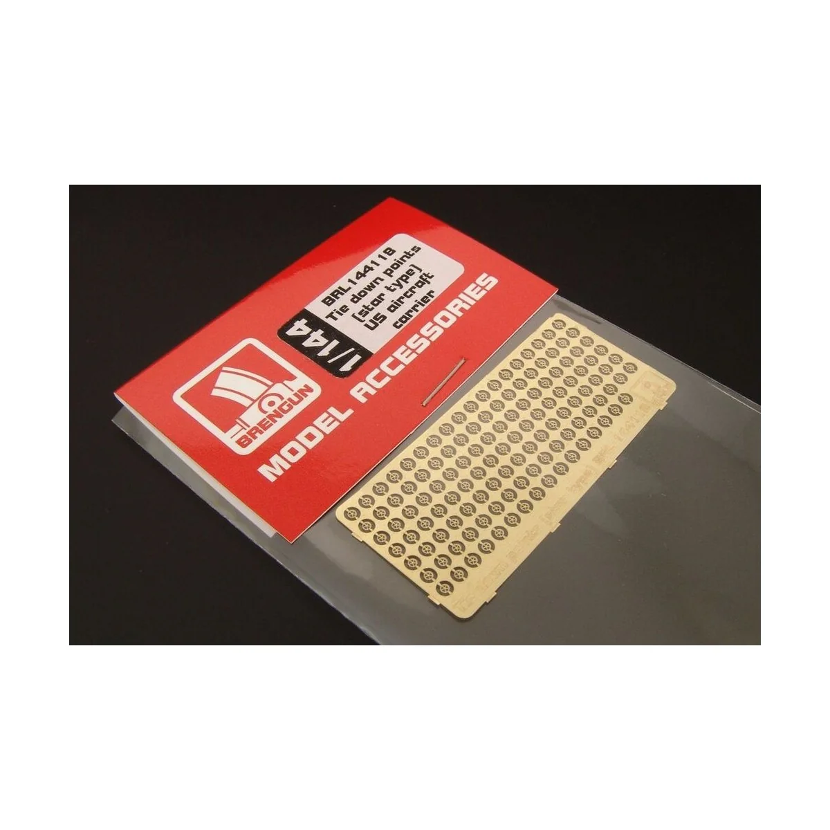 Tie down points (cross type) US aircraft carrier, 1/144 - Brengun B...