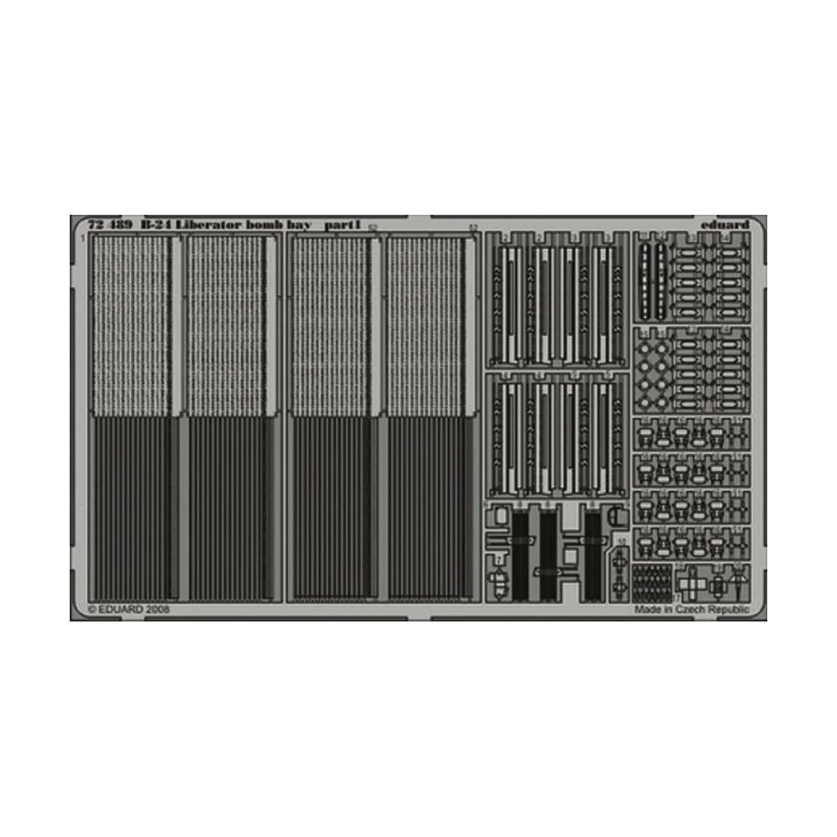 B-24 bomb bay Hasegawa - Eduard Accessories 72489