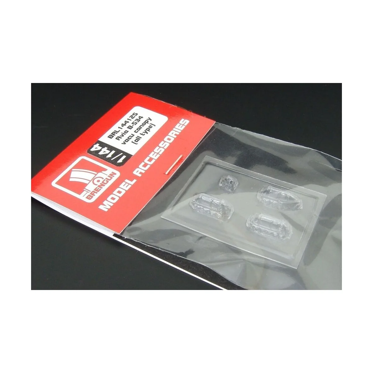 Avia B-534 vacu canopy (all type), 1/144 - Brengun BRL144125