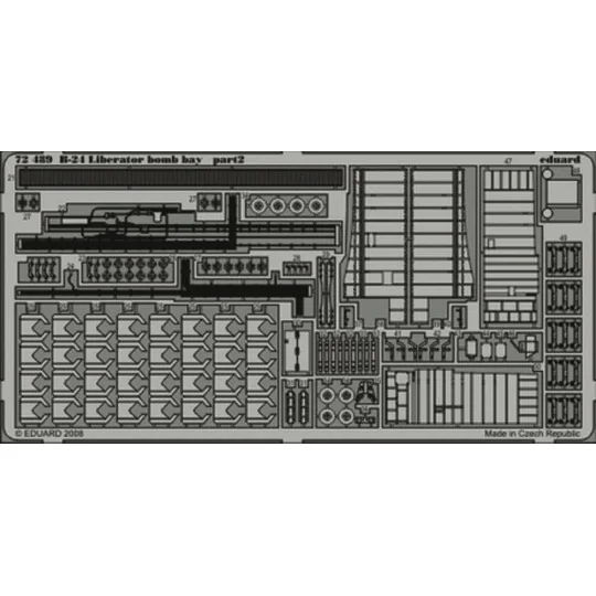 B-24 bomb bay Hasegawa - Eduard Accessories 72489