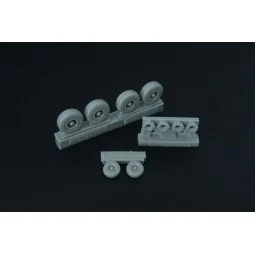 C-130 Hercules wheels, 1/144 - Brengun BRL144140 2