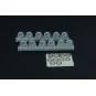 F4U Corsair - F6F Hellcat wheels (five types), 1/144 - Brengun BRL1...