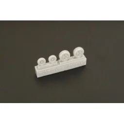 F-18 Super Hornet wheels set, 1/144 - Brengun BRL144144