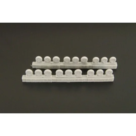Spitfire wheels set (3 types of tires and spokes), 1/144 - Brengun ...