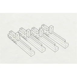 WWII USN Wheel chocks, 1/144 - Brengun BRL144147 2