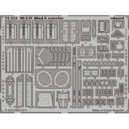 Mi-24V Hind E exterior for Zvezda, 1/72 - Eduard Accessories 72513