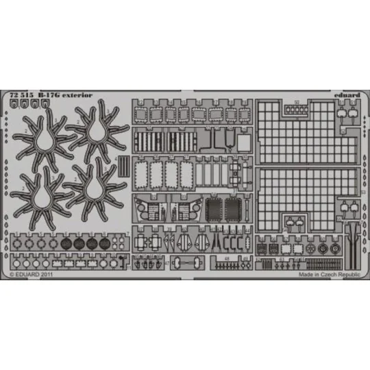 B-17G exterior for Revell, 1/72 - Eduard Accessories 72515 B-17G exterior for Revell, 1/72 - Eduard Accessories 72515