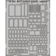 B-17 surface panels S.A. for Revell, 1/72 - Eduard Accessories 72537