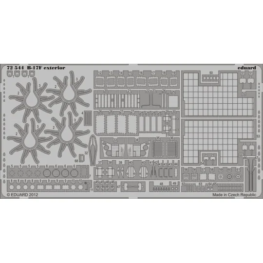 B-17F exterior for Revell - Eduard Accessories 72544