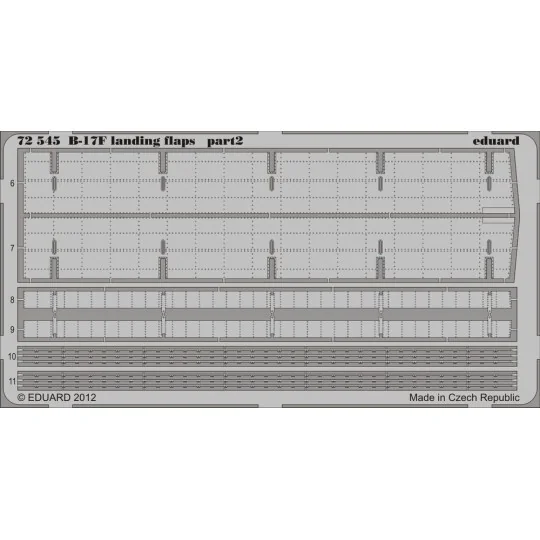 B-17F landing flaps for Revell, 1/72 - Eduard Accessories 72545