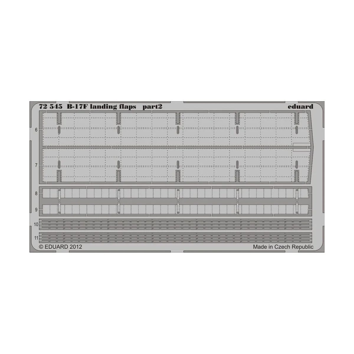 B-17F landing flaps for Revell - Eduard Accessories 72545