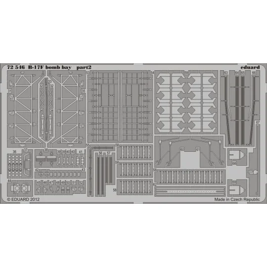 B-17F bomb bay for Revell, 1/72 - Eduard Accessories 72546