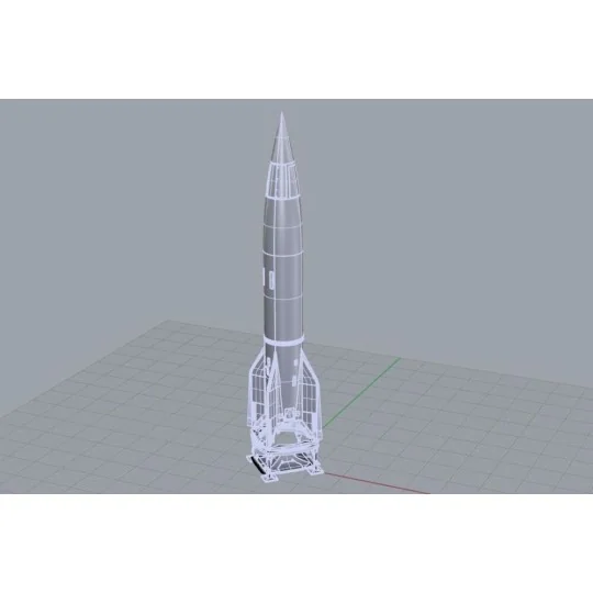 German rocket V-2 - A4, 1/144 - Brengun BRS144035