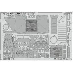MiG-15/MiG-15bis exterior for Eduard, 1/72 - Eduard Accessories 72575