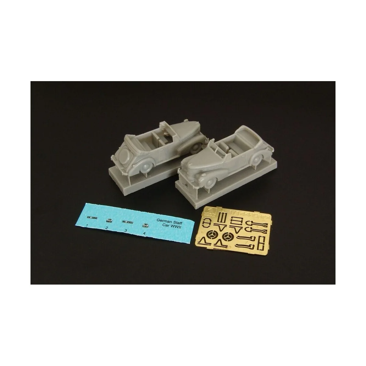 German Staff Car Cabrio, 1/144 - Brengun BRS144039