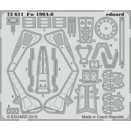 Fw 190A-8 for Eduard, 1/72 - Eduard Accessories 72611