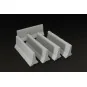 Modern concrete road barriers, 1/72 - Brengun BRL72006