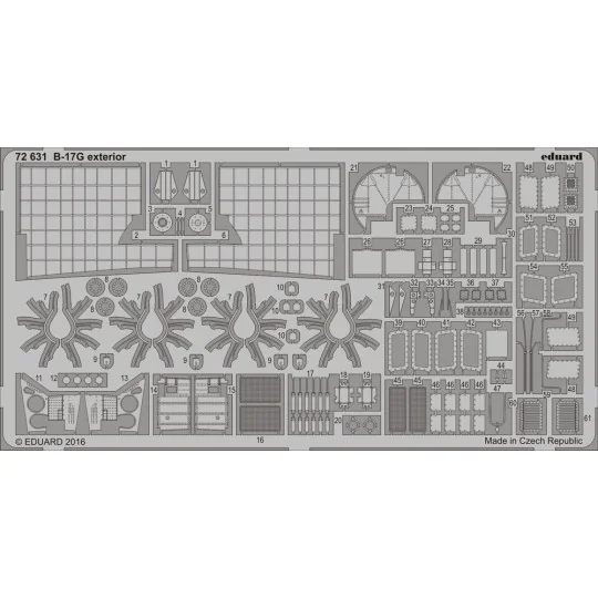 B-17G exterior for Airfix, 1/72 - Eduard Accessories 72631