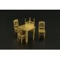 Table and chairs, 1/72 - Brengun BRL72013