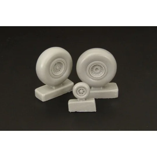 B17G wheel set, 1/72 - Brengun BRL72021