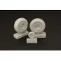 B17G wheel set, 1/72 - Brengun BRL72021
