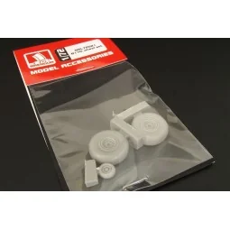 B17G wheel set, 1/72 - Brengun BRL72021 2
