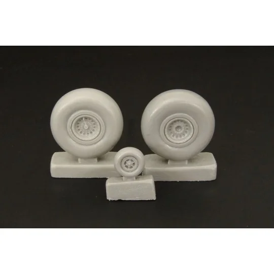 B17G wheel set, 1/72 - Brengun BRL72021