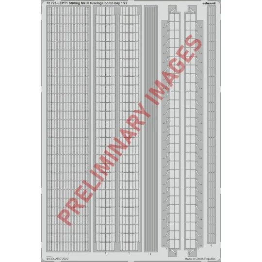 Stirling Mk.III fuselage bomb bay - Eduard Accessories 72723