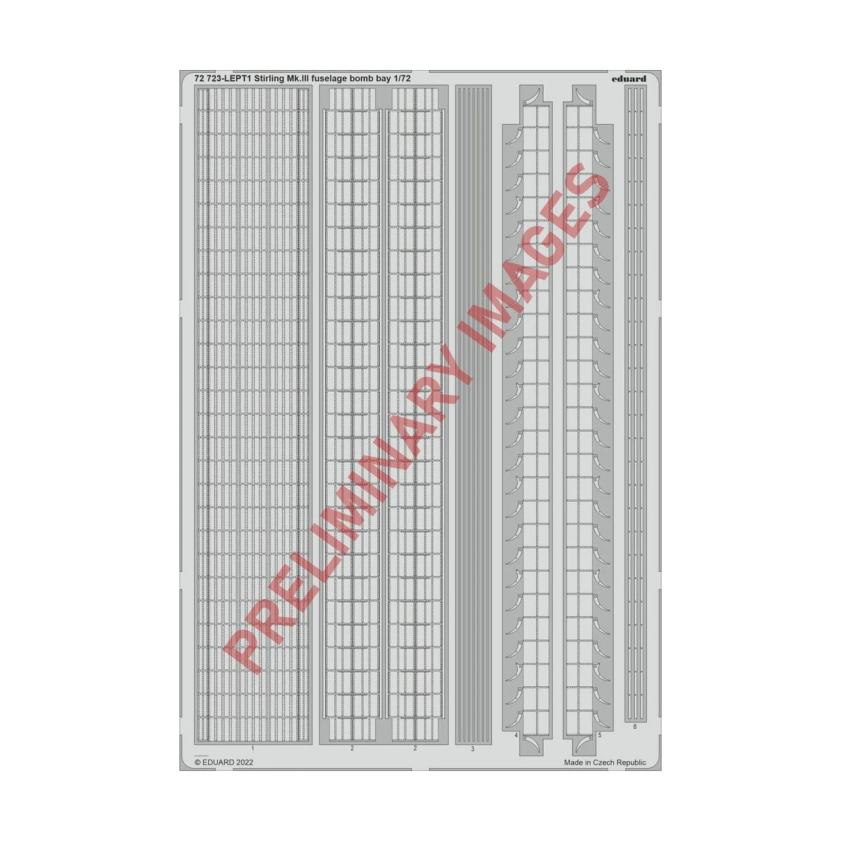 Stirling Mk.III fuselage bomb bay - Eduard Accessories 72723