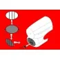 Typhoon air intake mesh (Airfix), 1/72 - Brengun BRL72058