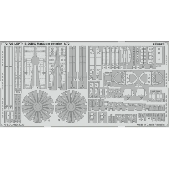 B-26B/C Marauder exterior for HASEGAWA / HOBBY 2000, 1/72 - Eduard ...