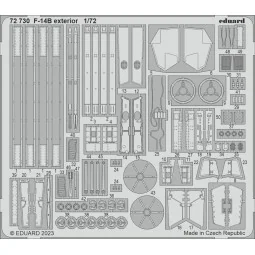F-14B exterior 1/72 ACADEMY - Eduard Accessories 72730
