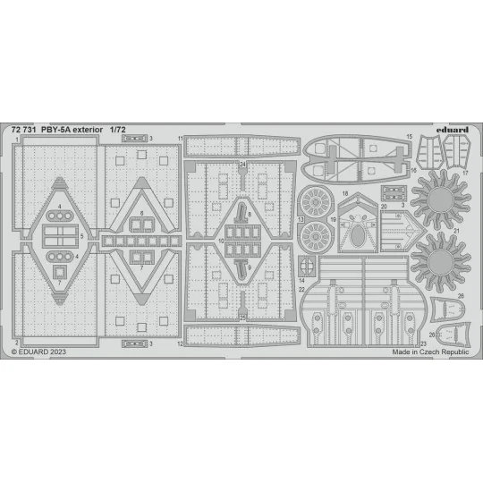 PBY-5A exterior 1/72 HOBBY 2000 / ACADEMY, 1/72 - Eduard Accessorie...