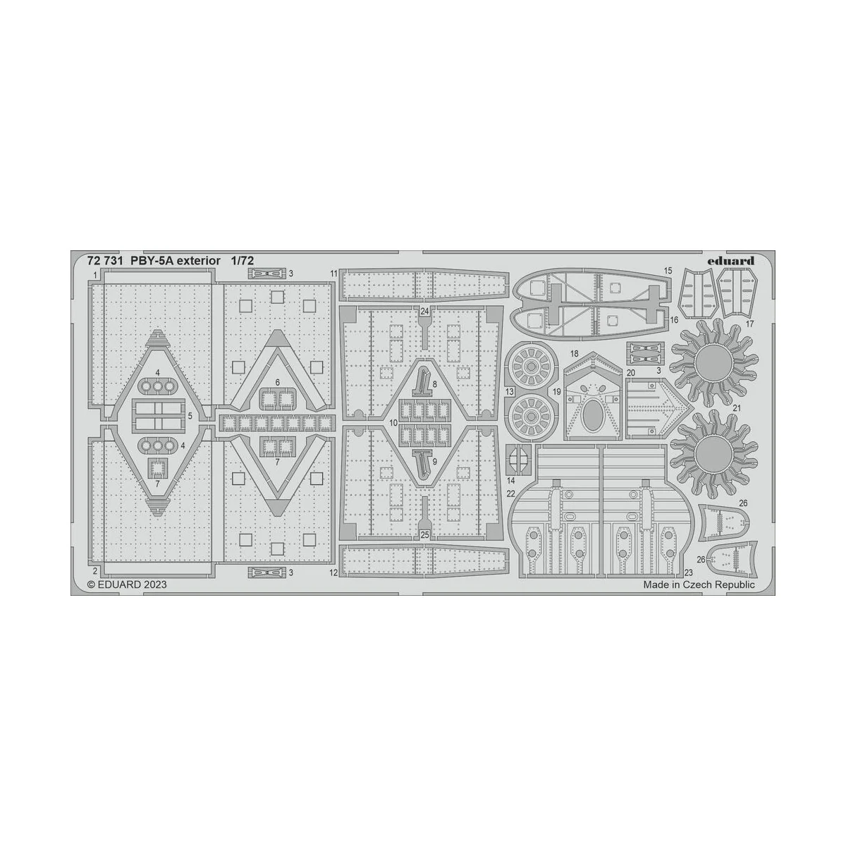 PBY-5A exterior 1/72 HOBBY 2000 / ACADEMY, 1/72 - Eduard Accessorie...