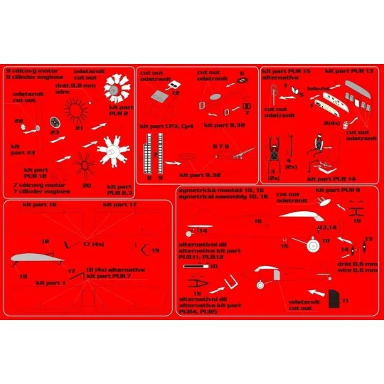 Caproni Ca 101(Fly kit), 1/72 - Brengun BRL72078