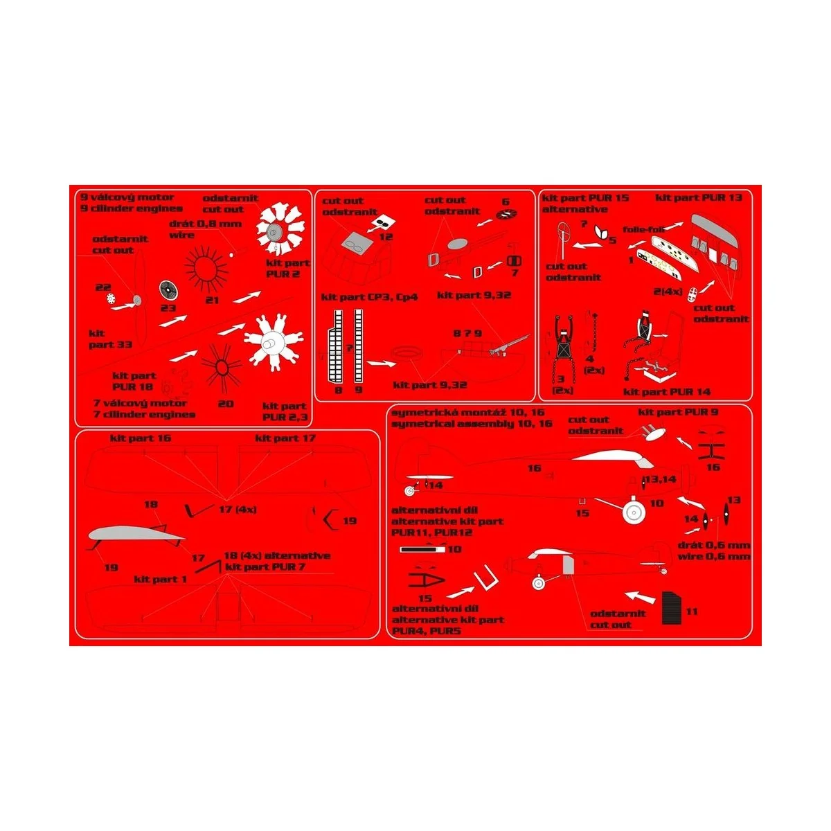 Caproni Ca 101(Fly kit), 1/72 - Brengun BRL72078