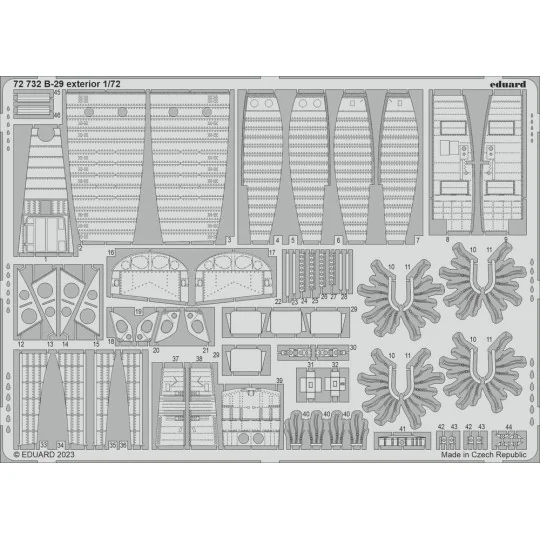 B-29 exterior 1/72 HOBBY 2000 / ACADEMY, 1/72 - Eduard Accessories ...
