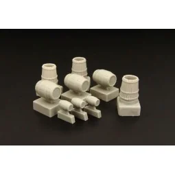 Wooden barrels and buckets, 1/72 - Brengun BRL72082