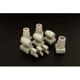 Wooden barrels and buckets, 1/72 - Brengun BRL72082 2