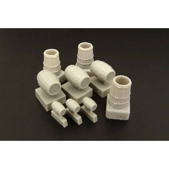 Wooden barrels and buckets, 1/72 - Brengun BRL72082