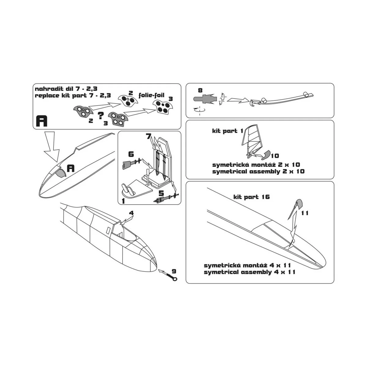 Grunau Baby II (AZ model), 1/72 - Brengun BRL72094